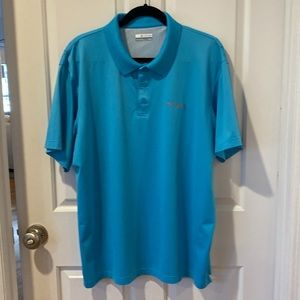 Columbia PFG Polo Omni-Shade Size XL Vivid Blue